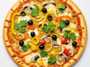 Indian Curry Delight Pizza
